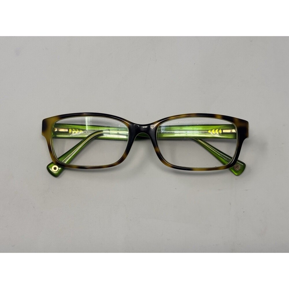 Coach HC 6040 Brooklyn 5117 Tortoise Green 52 16 135 Eyeglass Frames - Picture 2 of 13